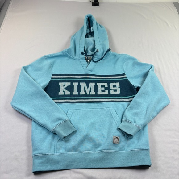 Kimes Ranch Hoodie Womens Small Blue North Star Spell Out Pullover Western - Picture 1 of 8